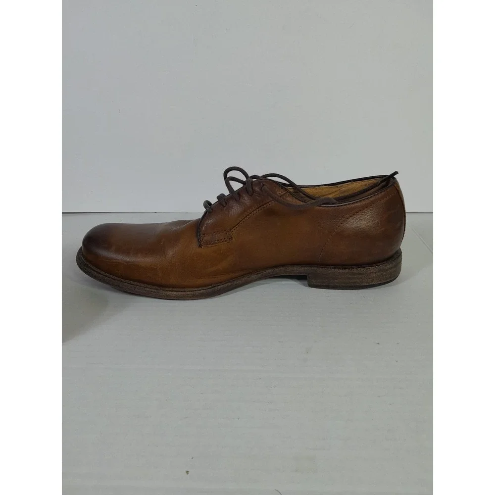 Frye Brown Leather Oxford Lace Up Men Derby Shoes Size 10 D